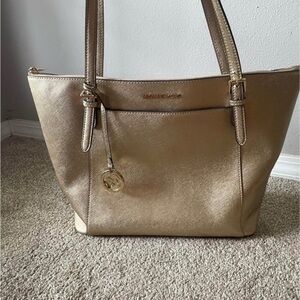 Michael Kors Metallic Gold Tote